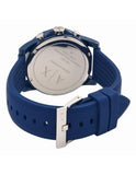 Armani Exchange Outerbanks Chronograph Blue Dial Blue Silicone Strap Watch For Men - AX1327