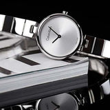 Calvin Klein Authentic White Dial Silver Steel Strap Watch for Women - K8G23146