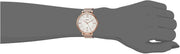 Fossil Jacqueline Mother of Pearl White Dial Gold Mesh Strap Watch for Women - ES4352