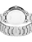 Gucci G Timeless Black Dial Silver Steel Strap Watch For Men - YA126249