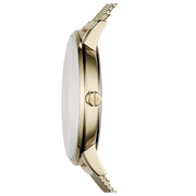 Armani Exchange Lola Analog Gold Dial Gold Mesh Strap Watch For Women - AX5536