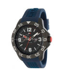 Tommy Hilfiger Cole Black Dial Blue Rubber Strap Watch for Men - 1790984