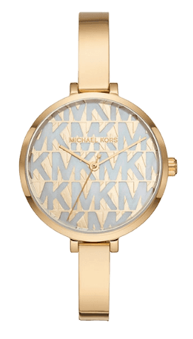 Michael Kors Naia Quartz Gold Dial Gold Steel Strap Watch for Women - MK4687