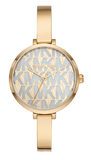 Michael Kors Naia Quartz Gold Dial Gold Steel Strap Watch for Women - MK4687