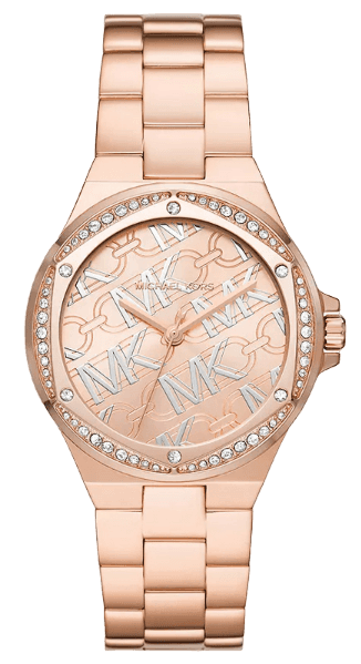 Michael Kors Lennox Quartz Rose Gold Dial Rose Gold Steel Strap