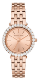 Michael Kors Darci Quartz Rose Gold Dial Rose Gold Steel Strap Watch For Women - MK4514