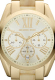 Michael Kors Bradshaw Gold Dial Gold Steel Strap Watch for Women - MK5722