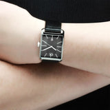 Calvin Klein Window Black Dial Black Leather Strap Watch for Men - K2M21107