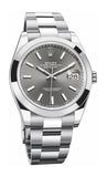 Rolex Datejust 41 Oyster Grey Dial Oystersteel Strap Watch for Men - M126300-0007