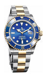 Rolex Submariner Date Oyster 41mm Blue Dial Two Tone Oyster Steel Yellow Gold Strap Watch for Men - M126613LB-0002