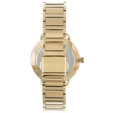 Michael Kors Portia Black Dial Gold Steel Strap Watch for Women - MK3788