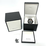 Gucci Dive Quartz Black Dial Black Steel Strap Watch For Men - YA136213