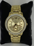 Michael Kors Madelyn Quartz Gold Dial Gold Steel Strap Watch For Women - MK6287