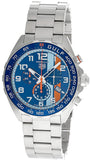 Tag Heuer Formula 1 Gulf Chronograph Blue Dial Silver Steel Strap Watch for Men - CAZ101AT.BA0842