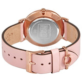 Coach Perry Rose Gold Dial Pink Leather Strap Watch for Women - 14503332-C