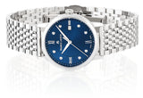 Maurice Lacroix Eliros Diamonds Blue Dial Silver Steel Strap Watch For Women - EL1094-SS002-450-1