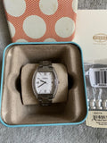 Fossil Wallace Silver Dial Silver Steel Strap Watch for Women - ES3174