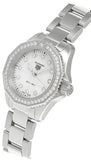 Tag Heuer Aquaracer Professional 200 Quartz Diamond Mother of Pearl Dial Silver Steel Strap Watch for Women - WBP1417.BA0622