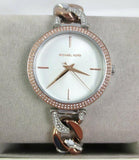 Michael Kors Catelyn Quartz Silver Dial Two Tone Steel Strap Watch For Women - MK4634