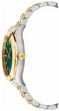 Versace Hellenyium Quartz Green Dial Two Tone Steel Strap Watch For Men - VEVI00620