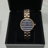 Emporio Armani Arianna Quartz Grey Dial Rose Gold Steel Strap Watch For Women - AR11220