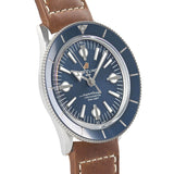 Breitling Superocean Heritage '57 Blue Dial Brown Leather Strap Watch for Men - A10370161C1X1