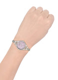 Emporio Armani Aurora Mother Of Pearl Purple Dial Silver Steel Strap Watch For Women - AR11122