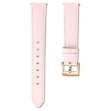 Swarovski Passage Chrono Pink Dial Pink Leather Strap Watch for Women - 5580352