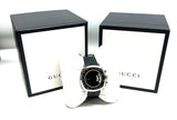 Gucci Grip Chronograph Black Dial Black Rubber Strap Watch For Men - YA157301