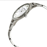 Emporio Armani Aurora Mother Of Pearl White Dial Silver Steel Strap Watch For Women - AR11054