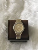 Michael Kors Madelyn Quartz Gold Dial Gold Steel Strap Watch For Women - MK6287