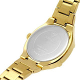 Guess Duchess Quartz Gold Dial Gold Steel Strap Watch For Women - GW0558L2