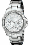 Guess Mini Phantom Silver Dial Silver Steel Strap Watch for Women - W0235L1