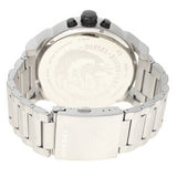 Diesel Mr. Daddy Chronograph Silver Dial Silver Steel Strap Watch For Men - DZ7421