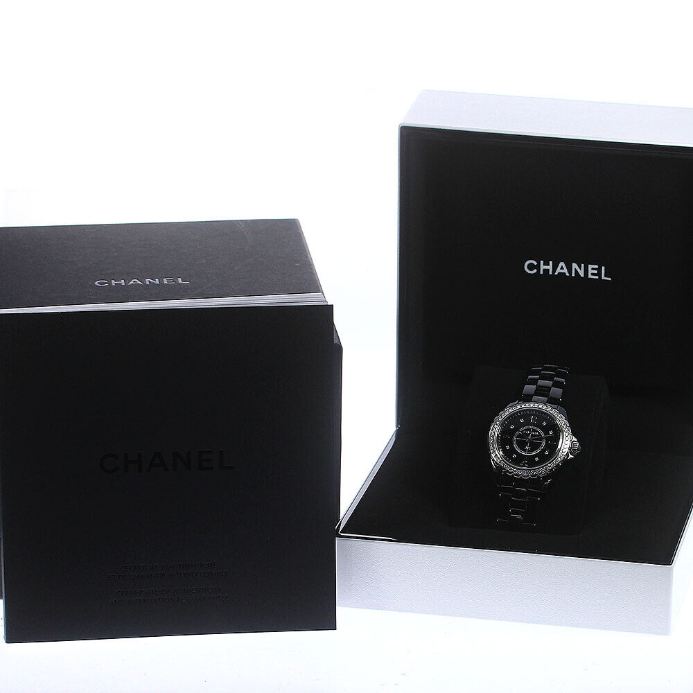 Chanel J12 White, 33mm, 18k Rose Gold, Diamond, Box and Card for $4,610 for  sale from a Trusted Seller on Chrono24