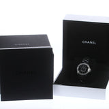 Chanel J12 Diamonds Ceramic Black Dial Black Steel Strap Watch for Women - J12 H3108