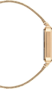 Daniel Wellington Pressed Melrose Emerald Green Rose Gold Mesh Strap Watch For Women - DW00100445