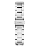 Guess Rumour Quartz Black Dial Silver Steel Strap Watch For Women - GW0613L1