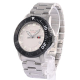 Gucci G Timeless Sport White Dial Silver Steel Strap Watch For Men - YA126250