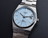 Tissot PRX Powermatic 80 Ice Blue Dial Silver Steel Strap Watch for Men - T137.207.11.351.00