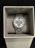 Michael Kors Camille Multifunction Crystals Silver Dial Silver Steel Strap Watch for Women - MK6957