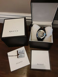 Gucci Sync Quartz Black Dial Black Rubber Strap Watch For Men - YA137301