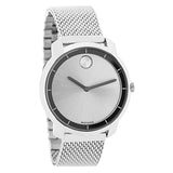 Movado Bold Silver Dial Silver Mesh Bracelet Watch For Women - 3600241