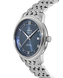 Omega De Ville Prestige Co-Axial Blue Dial Silver Steel Strap Watch for Men - 424.10.40.20.03.002