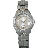 Guess Water Pro Diamonds Silver Dial Silver Steel Strap Watch For Women - G75511M