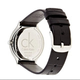 Calvin Klein Skirt Black Dial Black Leather Strap Watch for Women  - K2U231C1