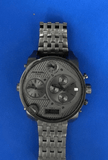Diesel Mr Daddy 1.0 Gray Dial Gray Stainless Steel Watch For Men - DZ7247