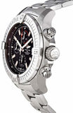 Breitling Super Avenger Chronograph 48 Black Dial Silver Steel Strap Watch for Men - A13375101B1A1