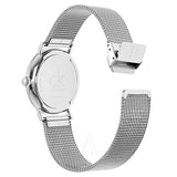 Calvin Klein Surround Silver Dial Silver Mesh Bracelet Watch for Men - K3W21126