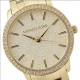 Michael Kors Argyle Glitz Rose Gold Dial Rose Gold Steel Strap Watch For Women - MK3120